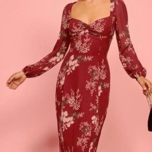 Reformation Mabille Midi Dress